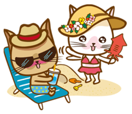"cookie cat"&"Milk cat"(Sweet Life) sticker #3085621