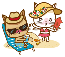 "cookie cat"&"Milk cat"(Sweet Life) sticker #3085621