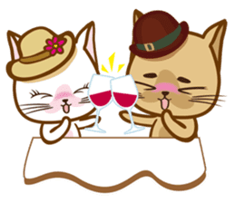"cookie cat"&"Milk cat"(Sweet Life) sticker #3085623