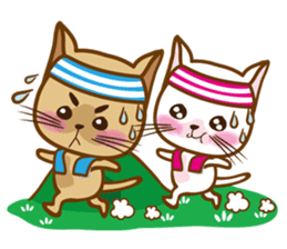 "cookie cat"&"Milk cat"(Sweet Life) sticker #3085624