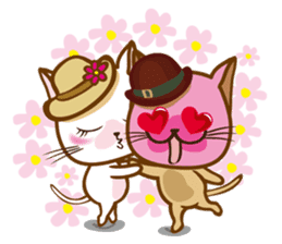 "cookie cat"&"Milk cat"(Sweet Life) sticker #3085625