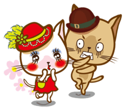 "cookie cat"&"Milk cat"(Sweet Life) sticker #3085628