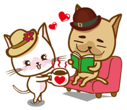 "cookie cat"&"Milk cat"(Sweet Life) sticker #3085630