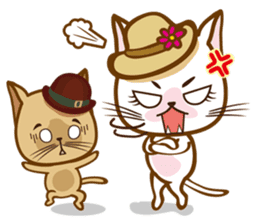 "cookie cat"&"Milk cat"(Sweet Life) sticker #3085632