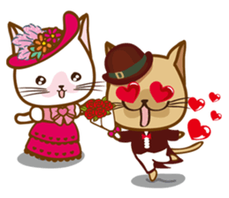 "cookie cat"&"Milk cat"(Sweet Life) sticker #3085634