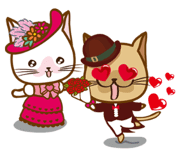 "cookie cat"&"Milk cat"(Sweet Life) sticker #3085634