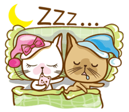 "cookie cat"&"Milk cat"(Sweet Life) sticker #3085636