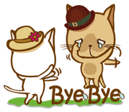 "cookie cat"&"Milk cat"(Sweet Life) sticker #3085637