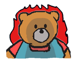 It is a bear. ver.2 sticker #3085656