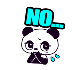 BLACK PANDA sticker #3085884