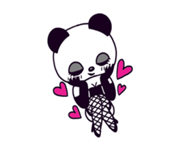 BLACK PANDA sticker #3085892