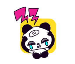BLACK PANDA sticker #3085897
