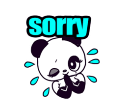 BLACK PANDA sticker #3085907