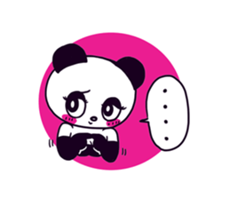 BLACK PANDA sticker #3085914