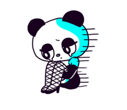 BLACK PANDA sticker #3085916