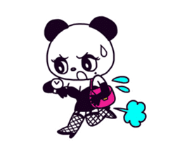 BLACK PANDA sticker #3085918