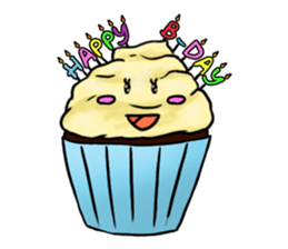 Cute CupCakes sticker #3087497