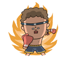 Muethai Boy sticker #3087565