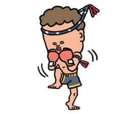 Muethai Boy sticker #3087577