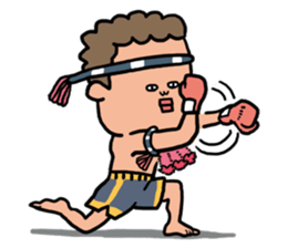 Muethai Boy sticker #3087578
