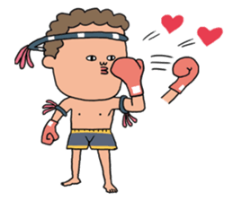 Muethai Boy sticker #3087581