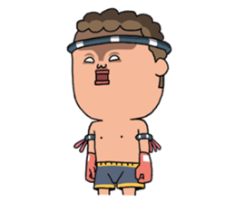 Muethai Boy sticker #3087598