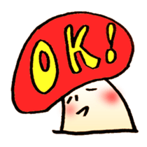 Abundant mushrooms TAKEO sticker #3087919