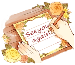 flower gift sticker sticker #3088481