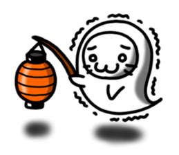 Ghost cats sticker #3089169