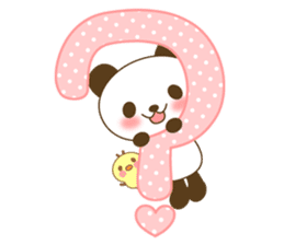 The cute panda 2 sticker #3090005