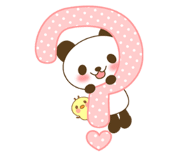 The cute panda 2 sticker #3090005