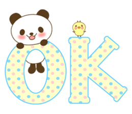 The cute panda 2 sticker #3090014