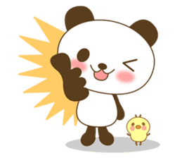 The cute panda 2 sticker #3090018