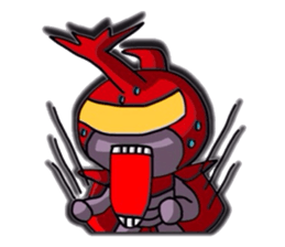 beetle fighter (only illustration) sticker #3090087