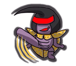 beetle fighter (only illustration) sticker #3090094