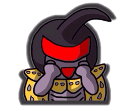 beetle fighter (only illustration) sticker #3090100