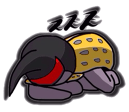 beetle fighter (only illustration) sticker #3090102