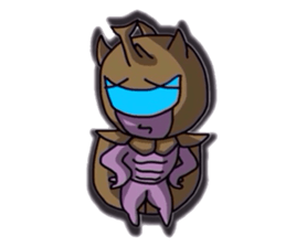 beetle fighter (only illustration) sticker #3090103