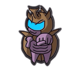 beetle fighter (only illustration) sticker #3090105