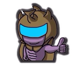 beetle fighter (only illustration) sticker #3090107