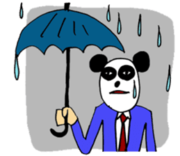 Daily life of panda and me sticker #3090214