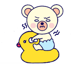 baby bear-tan sticker #3090456