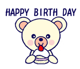 baby bear-tan sticker #3090473