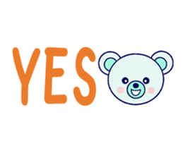 baby bear-tan sticker #3090482