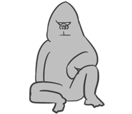 Feeling of Gorilla sticker #3090803