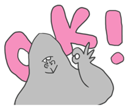 Feeling of Gorilla sticker #3090807