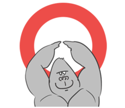 Feeling of Gorilla sticker #3090817