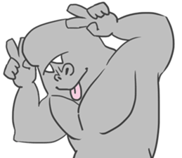 Feeling of Gorilla sticker #3090822