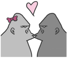 Feeling of Gorilla sticker #3090834