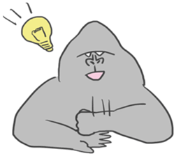 Feeling of Gorilla sticker #3090836